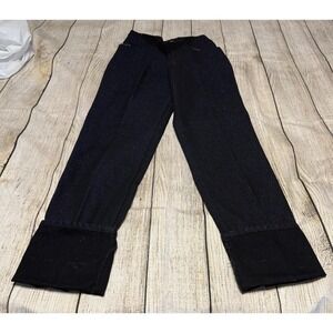 VTG Blaze Western Black Blue Metallic Riding Jeans High Waisted Y2K Sz 7/27